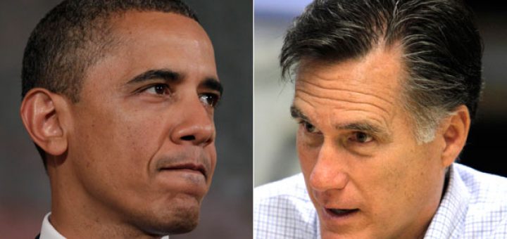 Barack Obama and Mitt Romney