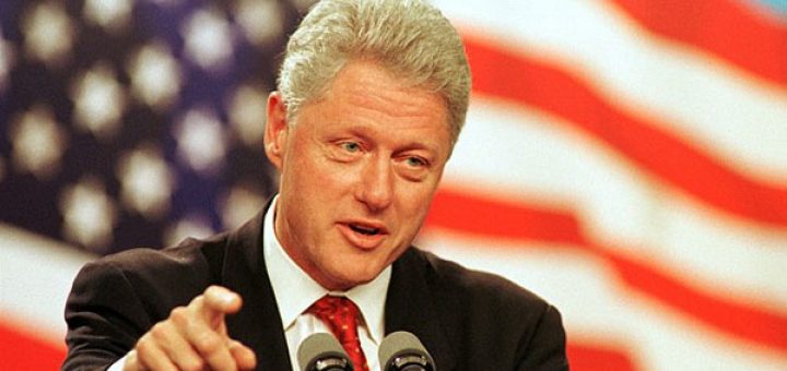 Bill Clinton, pictured in 1998