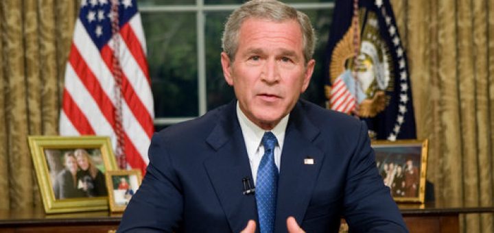 From the Oval Office, George W. Bush Addresses the Nation on Immigration.