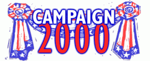 2000 Presidential Election campaign logo