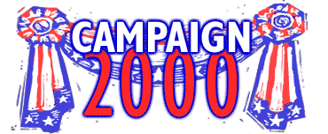 Photo: 2000 Presidential Election campaign logo