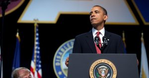 President Barack Obama addresses the Disabled American Veterans (DAV) 89th National Convention in Atlanta, Ga, Aug. 2, 2010.