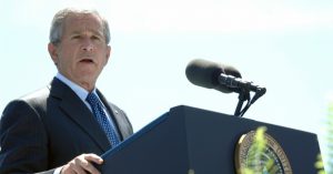 George W. Bush speaks at Coast Guard commencement