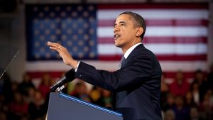 President Barack Obama delivers remarks in Osawatomie, Kansas