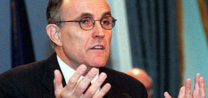 New York Mayor Rudy Giuliani