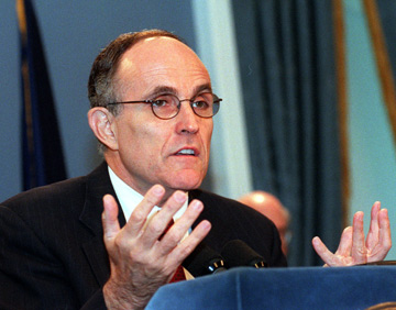 Photo of New York mayor Rudy Giuliani