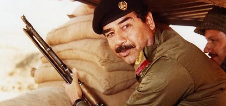 Saddam Hussein in the Iran-Iraq war in the 1980s.